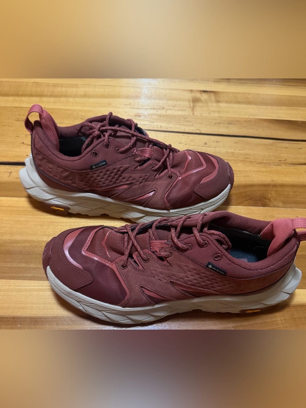 Hoka Women’s Maroon Trail Sneakers - Lightweight Comfort